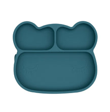 Load image into Gallery viewer, Bear Stickie Plate - Blue Dusk