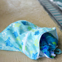 Load image into Gallery viewer, Light Aqua Fish Wet and Dry Bag