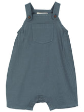 Load image into Gallery viewer, Blue Dungarees And T-shirt Set