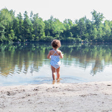 Load image into Gallery viewer, One-piece Classic Swimsuit with Built-in Reusable Absorbent Swim Diaper