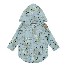 Load image into Gallery viewer, Dragon Blue Hoodie