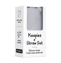 Load image into Gallery viewer, Keepie + Straw Set - Grey