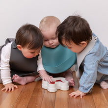 Load image into Gallery viewer, Catchie Bibs - Blue Dusk + Charcoal