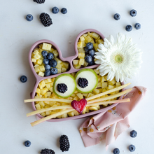 Load image into Gallery viewer, Bunny Stickie Plate - Dusty Rose