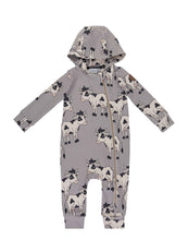 Load image into Gallery viewer, Cow Grey Overall