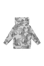 Load image into Gallery viewer, Dragon Grey Snood Sweatshirt