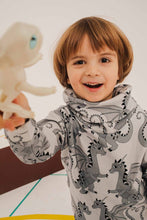 Load image into Gallery viewer, Dragon Grey Snood Sweatshirt