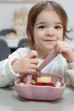 Load image into Gallery viewer, Feedie شوكة وملعقة مجموعة - روز داستي