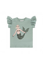Load image into Gallery viewer, Mermaid Mint Frill Tank