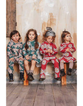 Load image into Gallery viewer, Red Daisy Bomber