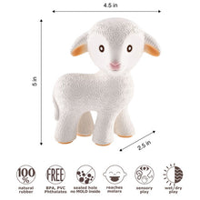 Load image into Gallery viewer, Mia the Lamb Teether - 100% Pure Natural Rubber