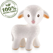 Load image into Gallery viewer, Mia the Lamb Teether - 100% Pure Natural Rubber