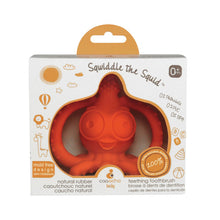 Load image into Gallery viewer, Sqwiddle the Squid Teether - 100% Natural Rubber