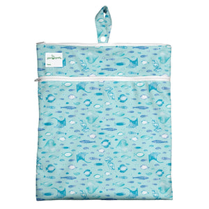 Light Aqua Fish Wet and Dry Bag