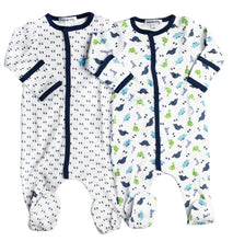 Load image into Gallery viewer, Dino Days 2 Pack Emb and Printed Footies
