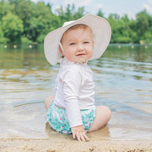 Load image into Gallery viewer, White Brim Sun Protection Hat
