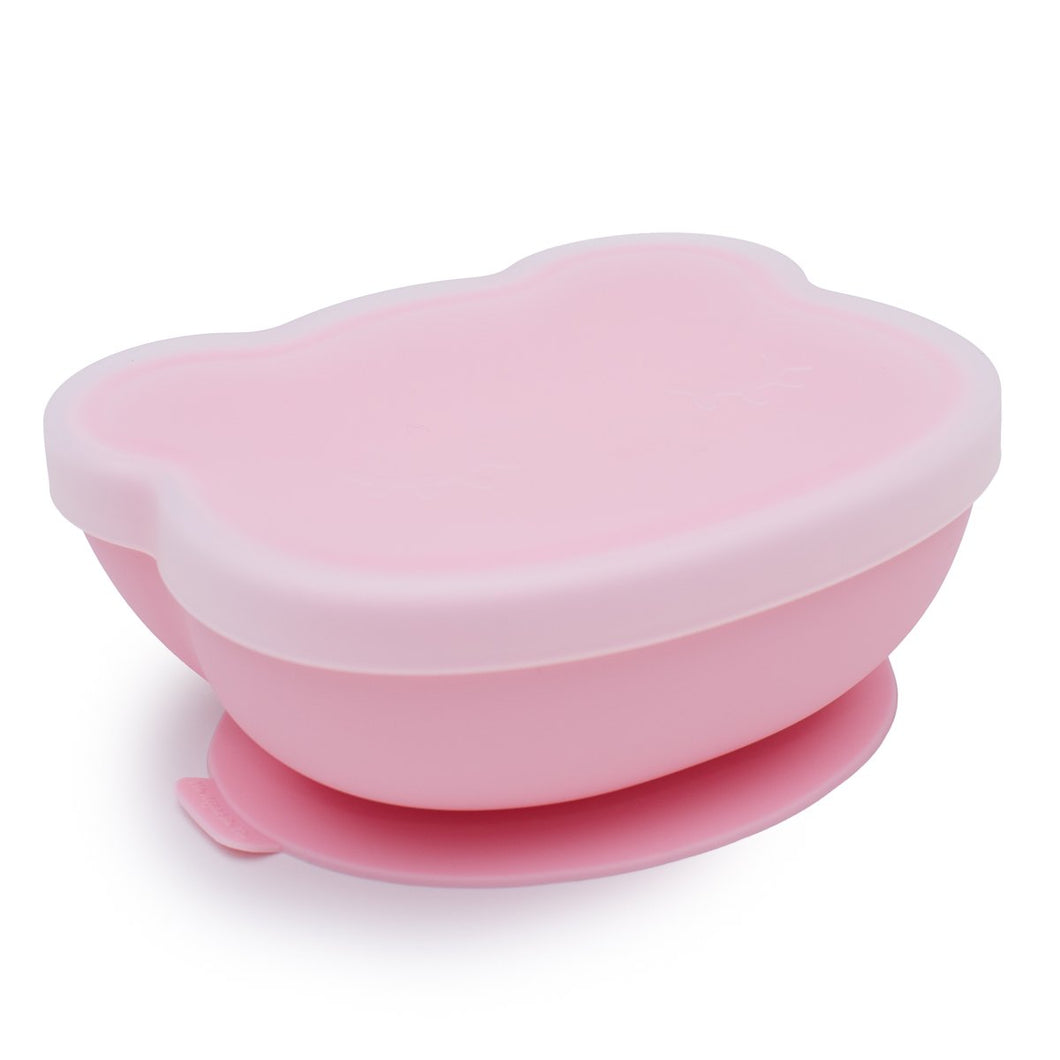 Stickie Bowl With Lid - Powder Pink