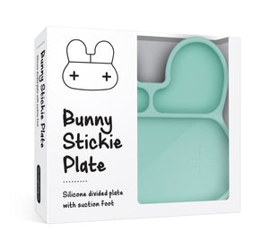 Bunny Stickie Plate - Mint