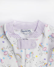 Load image into Gallery viewer, Unicorns Pink Zipped Pajama
