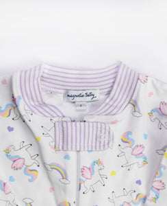 Unicorns Pink Zipped Pajama