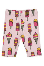 Load image into Gallery viewer, Swim Short Legging Pale Pink Icecream
