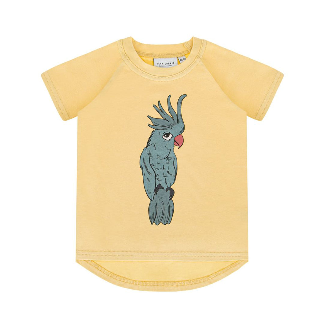 Parrot Blue Pale Yellow T-shirt