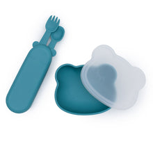 Load image into Gallery viewer, Feedie Fork &amp; Spoon Set - Mint
