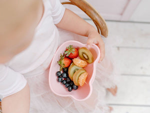 Stickie Bowl With Lid - Powder Pink