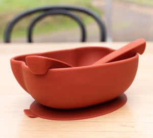 Stickie Bowl With Lid - Rust