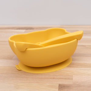 Stickie Bowl With Lid - Yellow