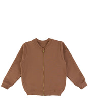 Load image into Gallery viewer, Chicken Brown Bomber Jacket
