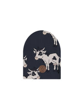 Load image into Gallery viewer, Cow Dark Beanie
