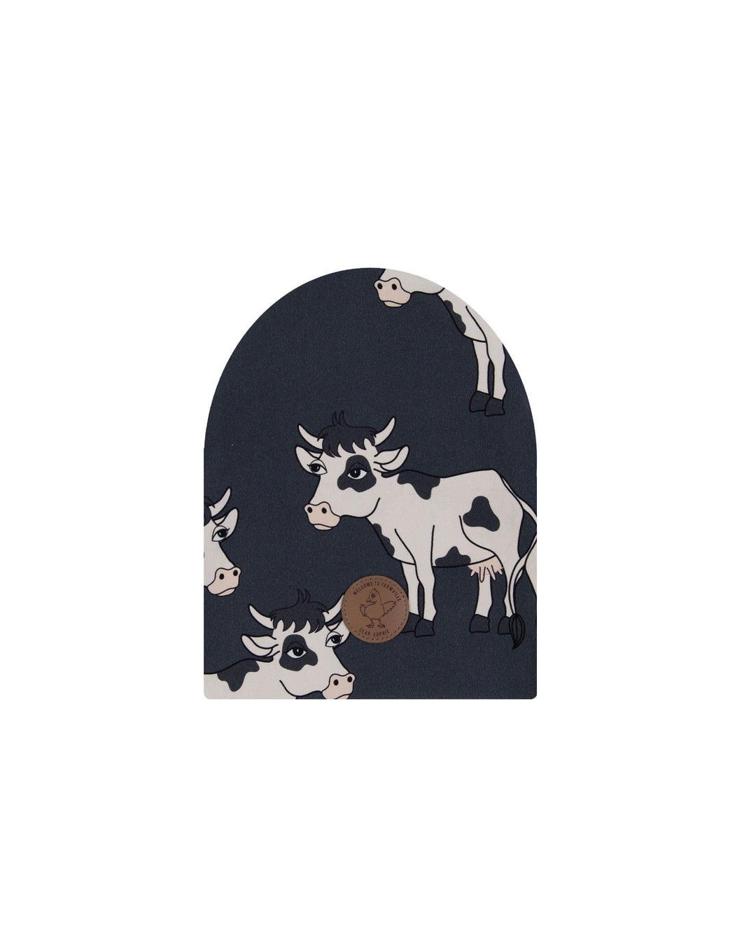 Cow Dark Beanie