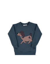 Load image into Gallery viewer, DOGGIE BLUE SWEATSHIRT
