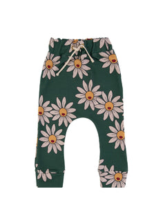 Green Daisy Pants