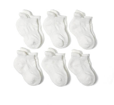 Kids-Toddler Non-Slip Ankle Grip Socks 6 Pairs