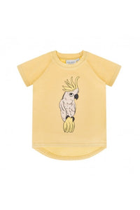 Parrot Ecru Pale Yellow T-shirt