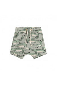 Crocodile Mint Shorts