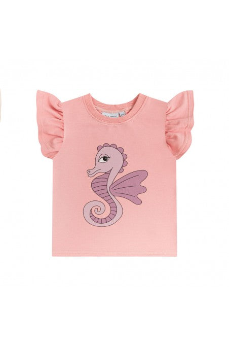 Seahorse Baby Pink Frill Tank