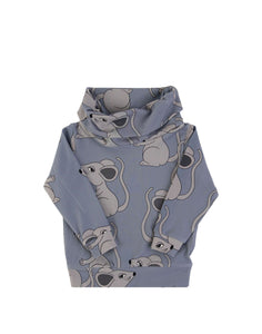 Blue Mouse Tube Sweatshirt