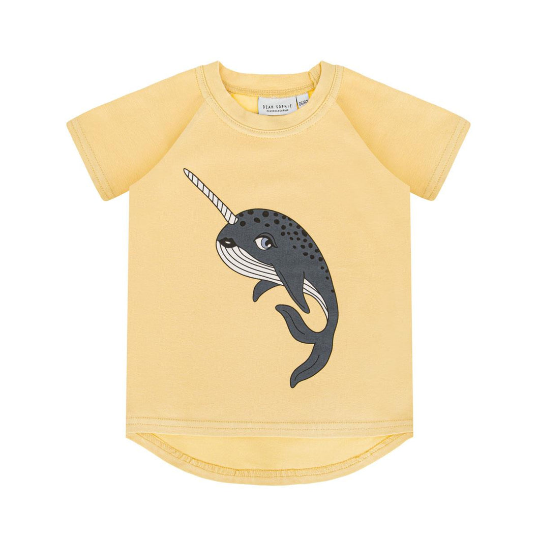 Narwhal Pale Yellow T-shirt