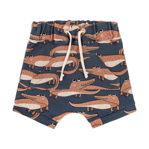 Crocodile Navy Shorts