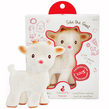 Load image into Gallery viewer, Sola the Goat Teether - 100% Pure Natural Rubber
