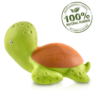 Sea Turtle Bath Toy - 100% Pure Natural Rubber