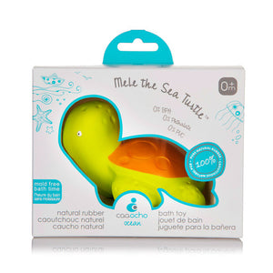Sea Turtle Bath Toy - 100% Pure Natural Rubber